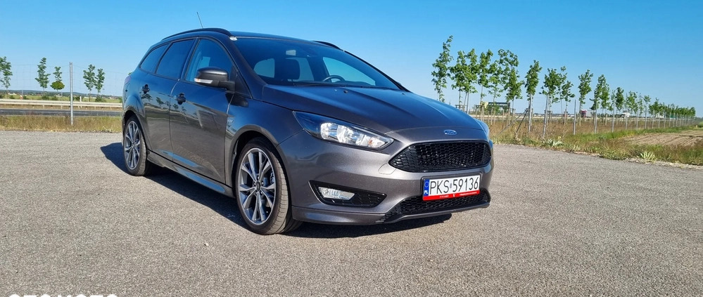 Ford Focus cena 41900 przebieg: 172550, rok produkcji 2017 z Kościan małe 407